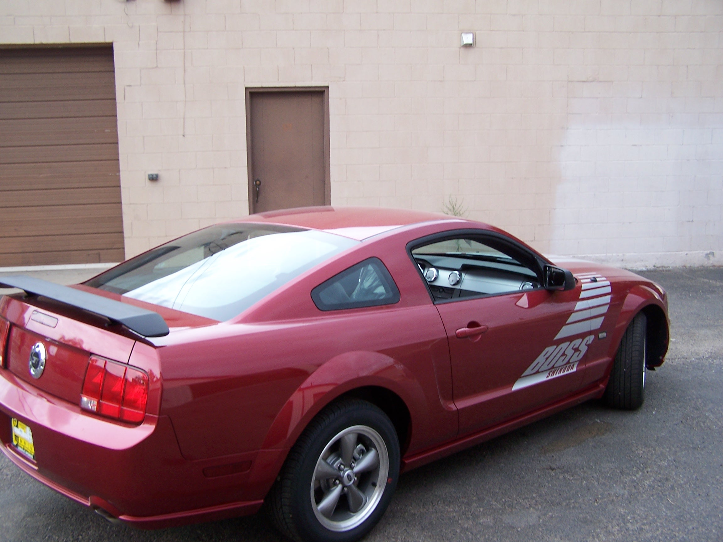 Boss Shinoda Vibe Stripe Style Passenger Door decal  2005 -2009