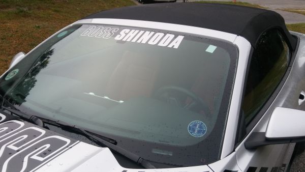 Boss Shinoda Vibe Stripe Front Window Decal 2015 - 2023