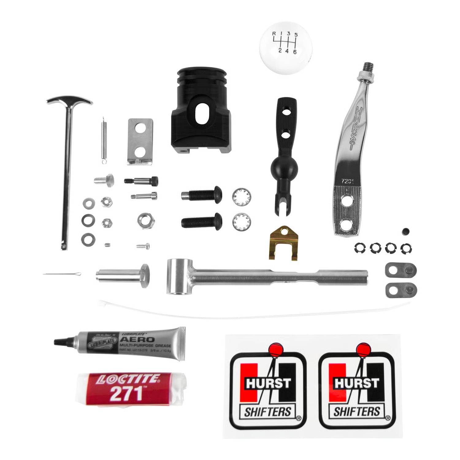 HURST COMPETITION/PLUS 6-SPEED SHIFTER - FORD (15-26 Mustang GT, EcoBoost, V6)