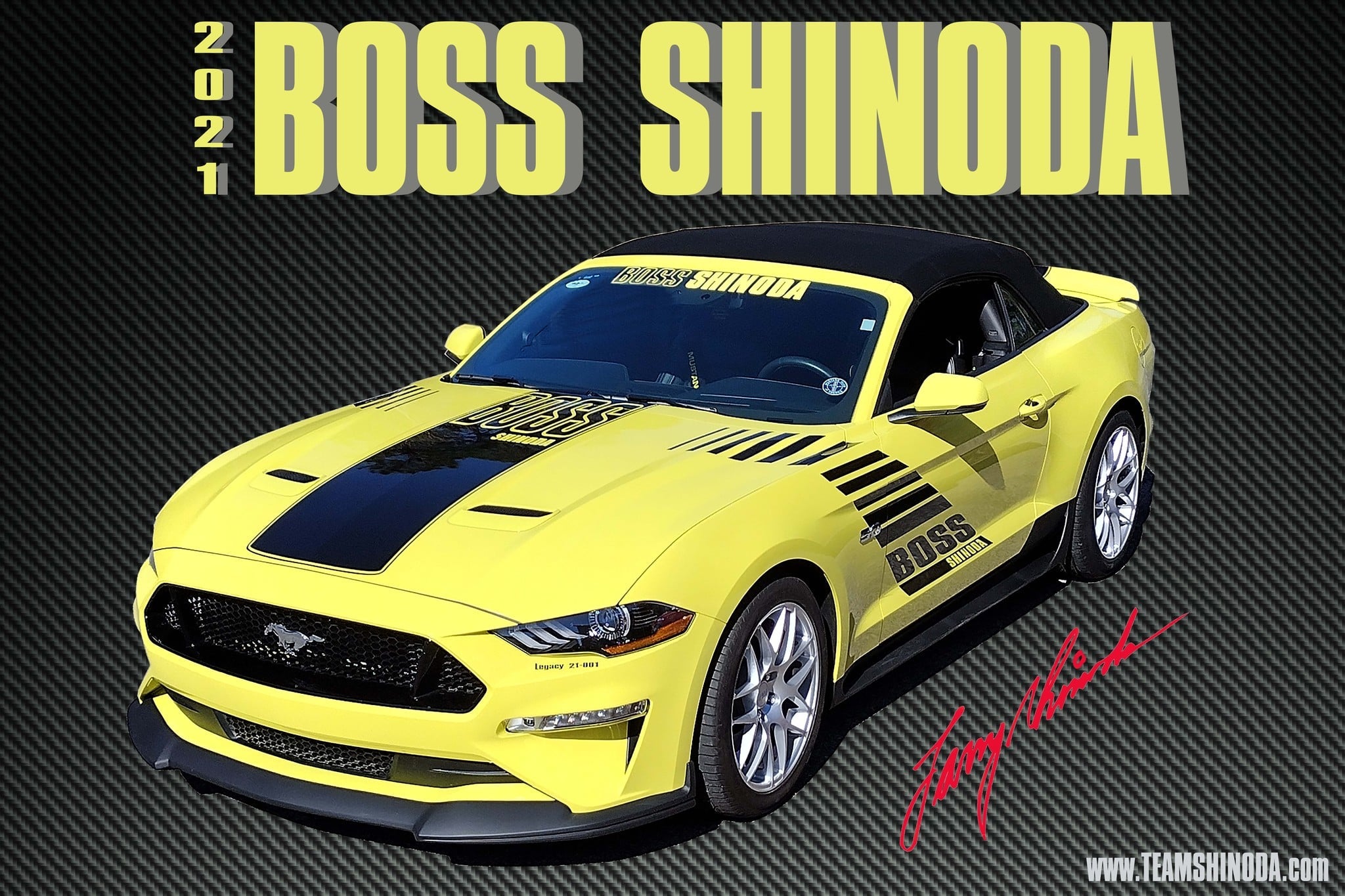 Carbon Series Poster #001 2021 Boss Shinoda Legacy