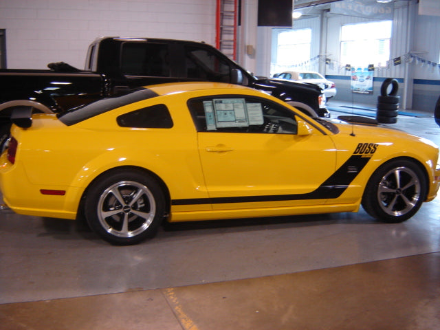 Boss Shinoda Hockey Stick Style Passenger Door decal  2005 -2009