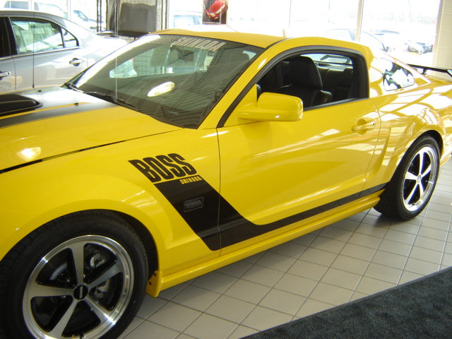 Boss Shinoda Hockey Stick Style Drivers Door decal  2005 -2009