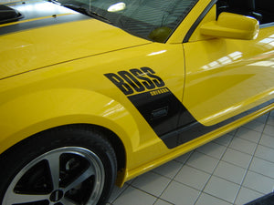 Boss Shinoda Hockey Stick Style Drivers Door decal  2005 -2009