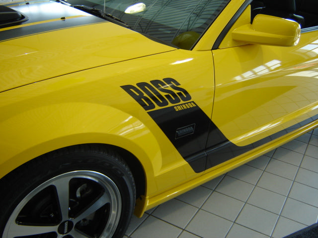 Boss Shinoda Hockey Stick Style Drivers Door decal  2005 -2009