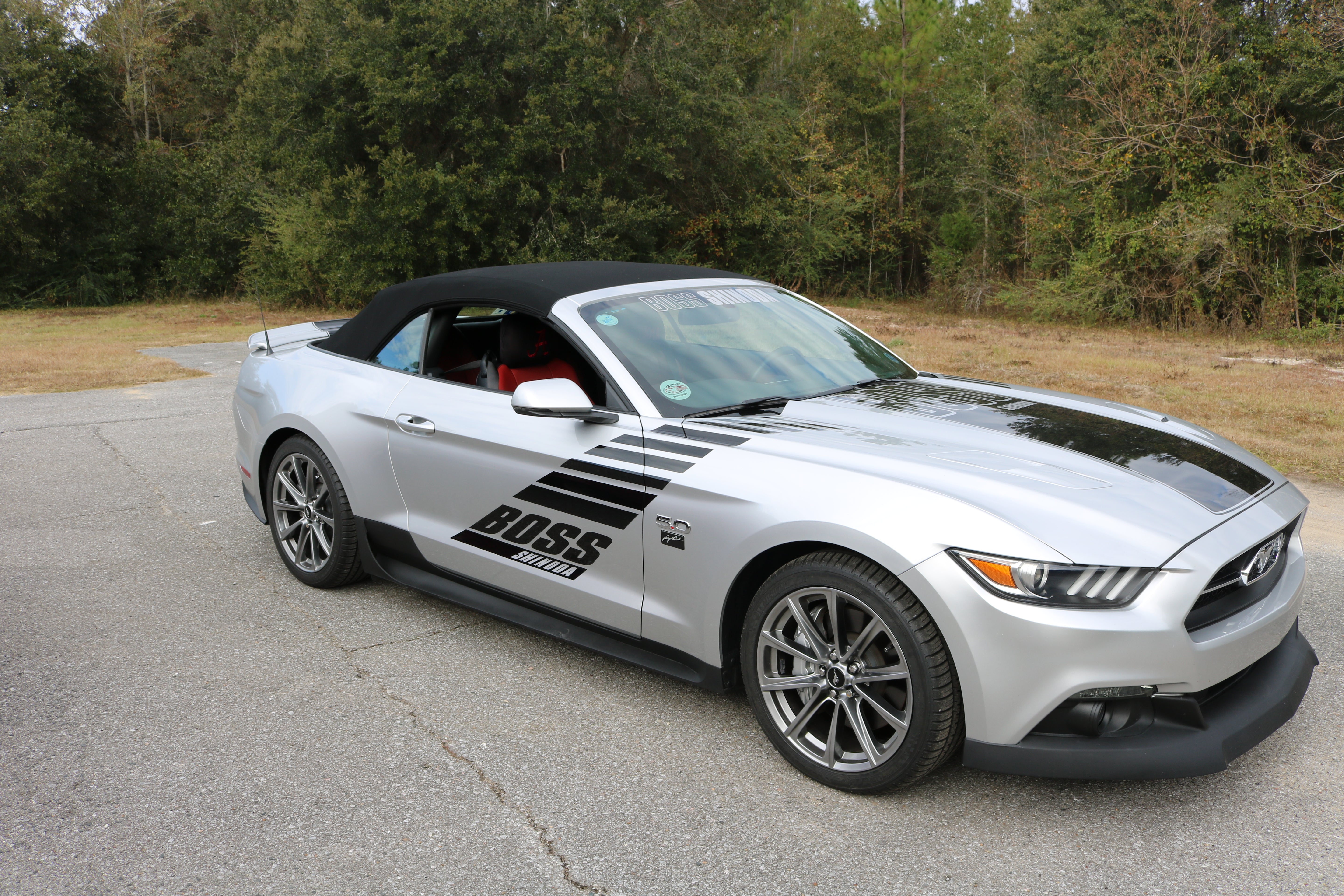 Boss Shinoda Vibe Stripe Decal package 2015 to 2017 Mustangs