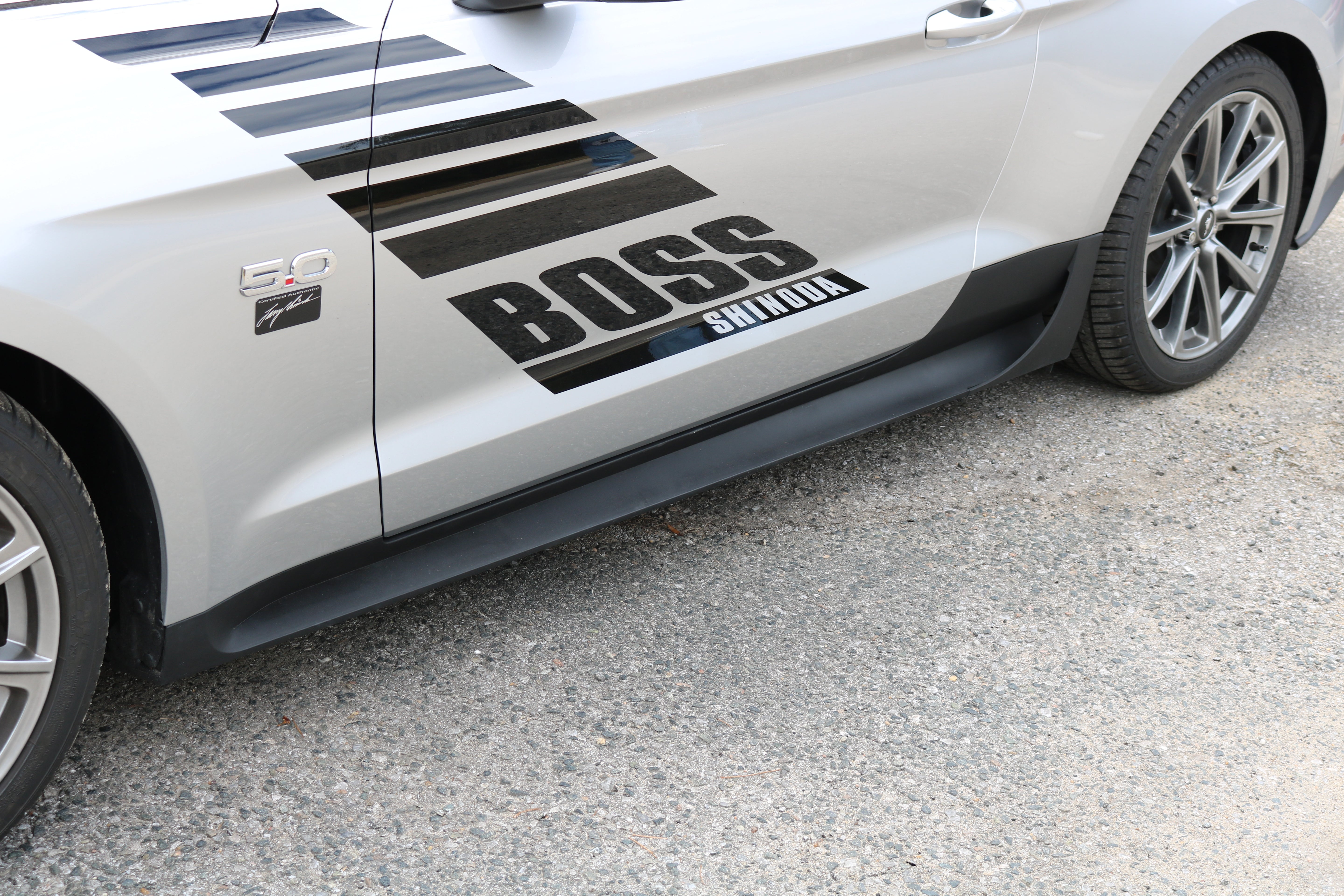 Boss Shinoda Vibe Stripe Drivers Side Decal 2018 -2023