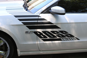 Boss Shinoda Vibe Stripe Style Drivers door decal 2010-2014