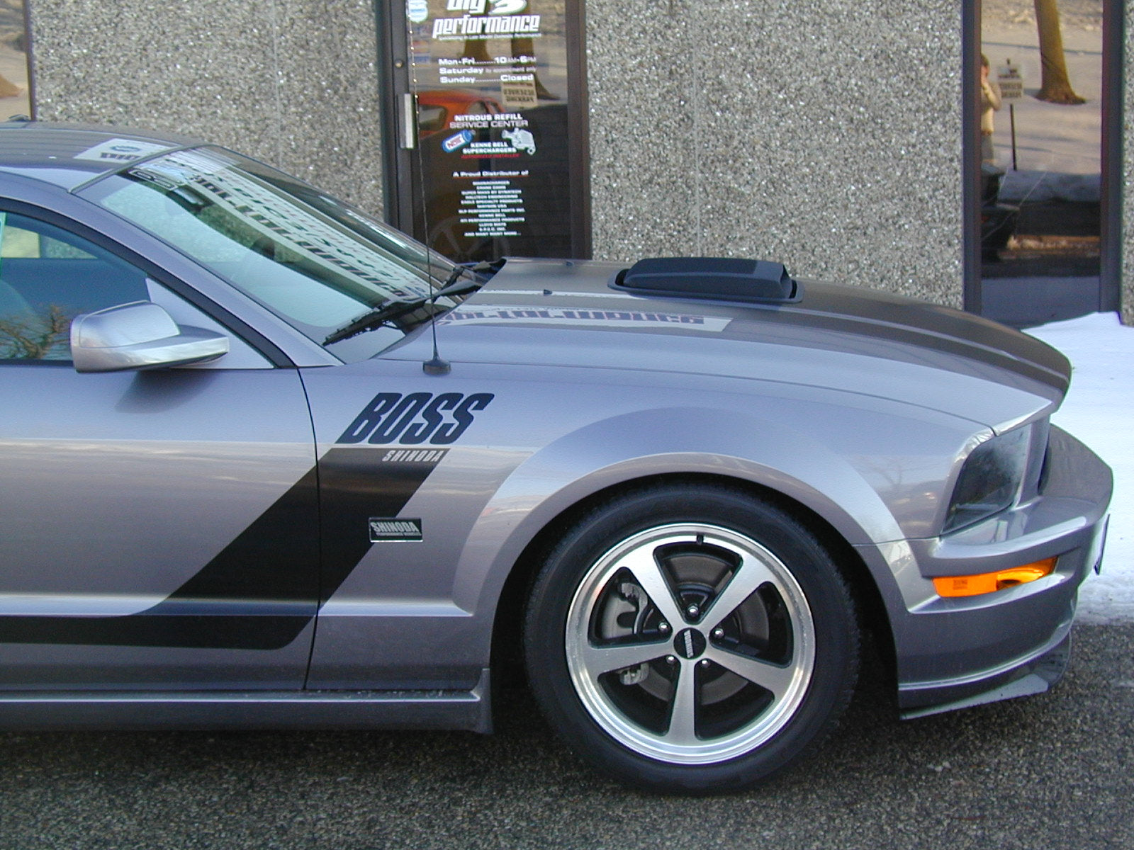 Boss Shinoda Hockey Stick Style Passenger Door decal  2005 -2009