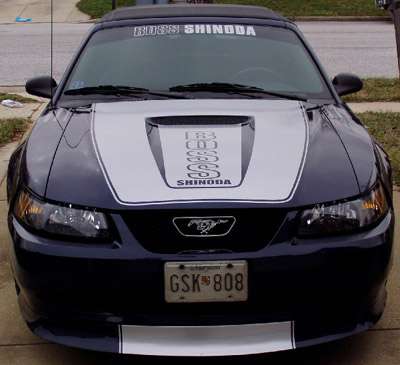 Boss Shinoda 99-04 gt hood decal