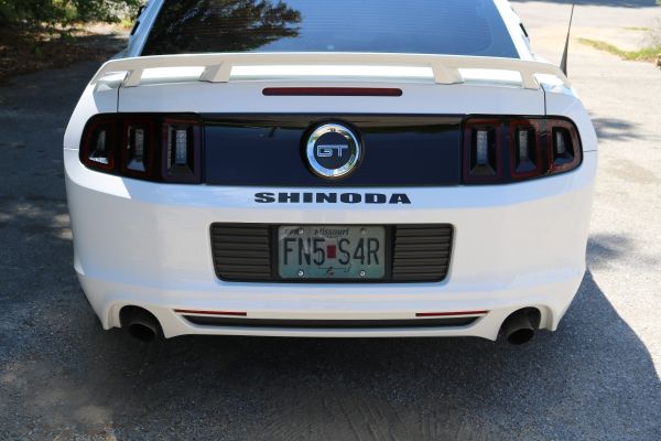 Boss Shinoda Vibe Stripe Style Rear Bumper decal 2010-2014